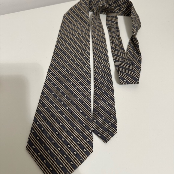Vintage Polo By Ralph Lauren Repp Elegant Striped Multicolored Tie